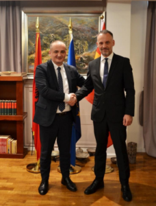 Kryetari i KLSH-së z. Arben Shehu priti në vizitë zyrtare zv. Kryeministrin e Republikës së Maqedonisë së Veriut, z. Arben Fetai