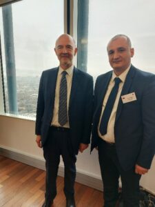Kryetari i KLSH-së, z. Arben Shehu dhe Presidenti i Gjykatës Franceze të Llogarive, z. Pierre Moscovici , 14.03.2022