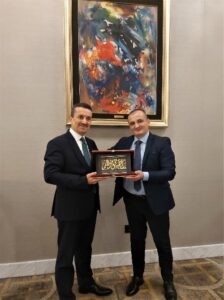 Kryetari i KLSH-së, z. Arben Shehu, në Konferencën Shkencore dhe aktivitetet e organizuara me rastin e 19-vjetorit të themelimit të SAI-t të Malit të Zi, 15.05.2023