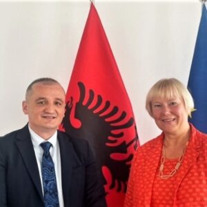 Kryetari i KLSH-së z. Arben Shehu zhvillon një takim me Ambasadoren e Delegacionit të BE-së në Shqipëri znj. Christiane Hohmann