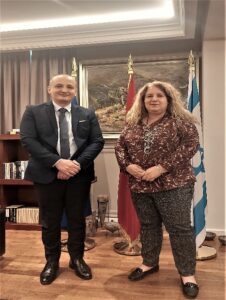 Kryetari i KLSH-së, z. Arben Shehu, në takimin me Ambasadoren e Shtetit të Izraelit në Shqipëri, znj. Galit Peleg, 12.05.2023