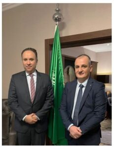 Kryetari i KLSH-së z. Arben Shehu zhvillon një takim me Ambasadorin e Mbretërisë së Arabisë Saudite në Tiranë, z. Faisal Ghazi Hifzi