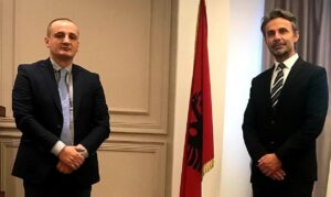 Kryetari i KLSH-së, z. Arben Shehu, në takimin me kryetarin e Këshillit të Lartë të Prokurorisë, z. Gent Ibrahimi, 09.08.2021
