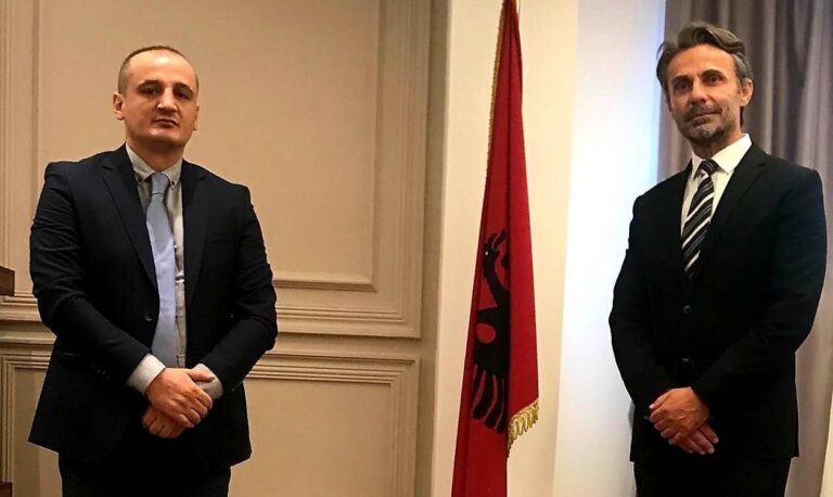 Kryetari i KLSH-së, z. Arben Shehu, në takimin me kryetarin e Këshillit të Lartë të Prokurorisë, z. Gent Ibrahimi, 09.08.2021
