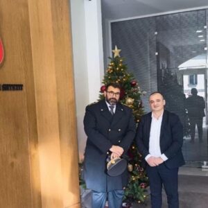 The Chairman of ALSAI, Mr. Arben Shehu, held a meeting with the representative of the Guardia di Finanza, Mr. Giampiero Carrieri