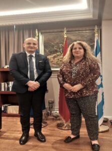 Kryetari i KLSH-së z. Arben Shehu zhvillon një takim me Ambasadoren e Shtetit të Izraelit në Shqipëri, znj. Galit Peleg