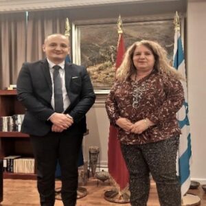Kryetari i KLSH-së z. Arben Shehu zhvillon një takim me Ambasadoren e Shtetit të Izraelit në Shqipëri, znj. Galit Peleg