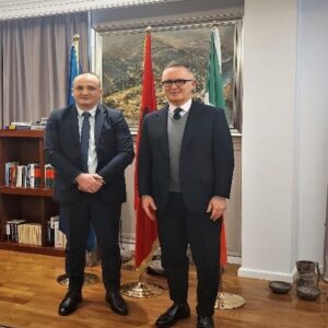 Kryetari i KLSH-së, z. Arben Shehu zhvillon një takim me Ambasadorin e Italisë në Tiranë, z. Fabrizio Bucci