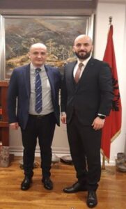 Kryetari i KLSH-së, z. Arben Shehu zhvillon një takim me Drejtorin e Përgjithshëm të Policisë së Shtetit, z. Gledis Nano