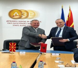 Nënshkruhet Marrëveshja e Bashkëpunimit ndërmjet Kontrollit të Lartë të Shtetit dhe Zyrës Shtetërore të Auditimit të Maqedonisë së Veriut