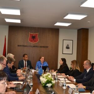 The Chairman of ALSAI, Mr. Arben Shehu held a meeting with experts from the European Commission on Countering Organized Crime and Corruption