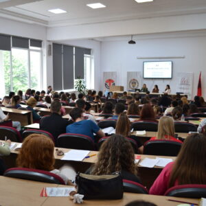 A 100-year-old institution, ALSAI holds an open lecture with students of the Faculty of Law at the University of Tirana