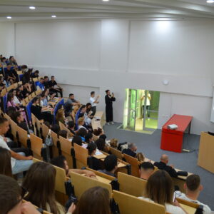 A 100-year-old institution, ALSAI holds a special lecture with students at the “Ismail Qemali” University in Vlora
