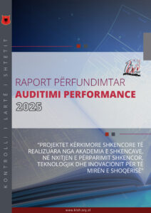 Projektet kërkimore-shkencore të realizuara nga Akademia e Shkencave, në nxitjen e përparimit shkencor, teknologjik dhe inovacionit për të mirën e shoqërisë