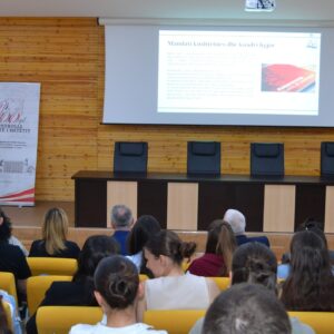 In the framework of the 100th anniversary of its establishment, the ALSAI holds an open lecture with students of the Faculty of Economics at the “Luigj Gurakuqi” University