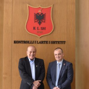 The Chairman of ALSAI, Mr. Arben Shehu, held a meeting with the representative of the Presidency of INTOSAI, Mr. Augusto Nardes, Minister at the Federal Court of Accounts of Brazil