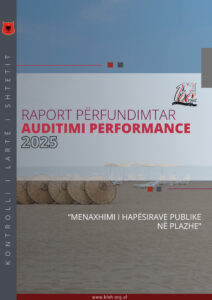 Raport përfundimtar auditimi “Menaxhimi i hapësirave publike në plazhe”