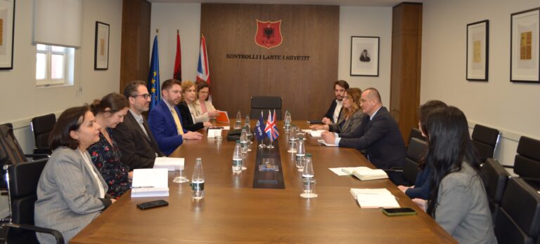 Kryetari i KLSH-së, z. Arben Shehu, në datën 20 mars 2025 priti në takim ekspertë të lartë të Zyrës Kombëtare të Auditimit të Mbretërisë së Bashkuar (NAO UK)