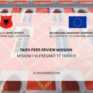The Chairman and representatives of ALSAI hold a working meeting with the TAIEX Peer Review Mission team