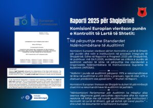 Raporti i Komisionit Europian vlerëson KLSH-në