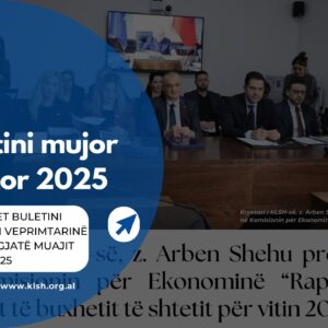Buletini mujor, nëntor 2025