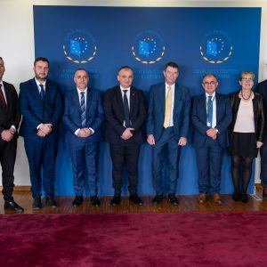 The Chairman of the Supreme Audit Institution of Albania holds an official meeting at the European Court of Auditors in the framework of strengthening cooperation