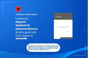 Publikohet Raporti i Zbatimit të Rekomandimeve të lëna gjatë vitit 2024 (pjesa II)