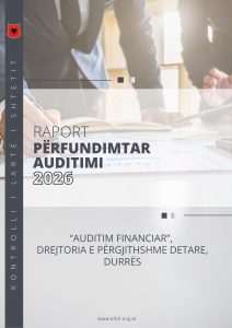 Raport përfundimtar auditimi Drejtoria e Përgjithshme Detare, Durrës