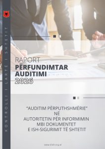 Raport përfundimtar auditimi Autoriteti për Informimin mbi Dokumentet e ish-Sigurimit të Shtetit