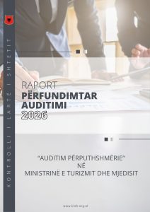 Raport përfundimtar auditimi Ministria e Turizmit dhe Mjedisit
