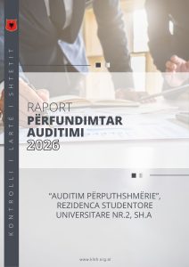 Raport përfundimtar auditimi Rezidenca Studentore Universitare Nr.2, sh.a