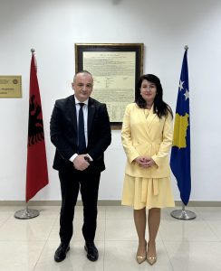 Kryetari i KLSH-së, z. Arben Shehu, zhvillon një takim pune me Auditoren e Përgjithshme të Kosovës, znj. Vlora Spanca