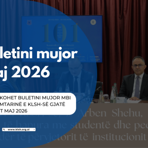 Publikohet “Buletini mujor, maj 2026”
