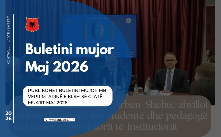 Publikohet “Buletini mujor, maj 2026”