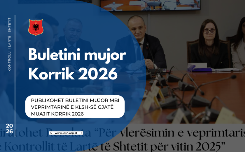 Publikohet “Buletini mujor, korrik 2026”