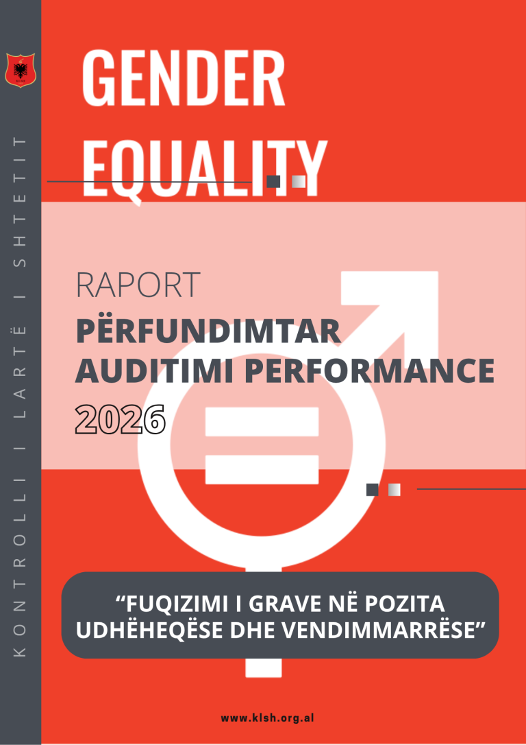 Raport përfundimtar auditimi performance “Fuqizimi i grave në pozita udhëheqëse dhe vendimmarrëse”